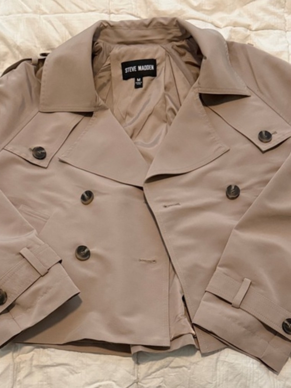 Steve Madden The Sirus Jacket - Cropped Trench